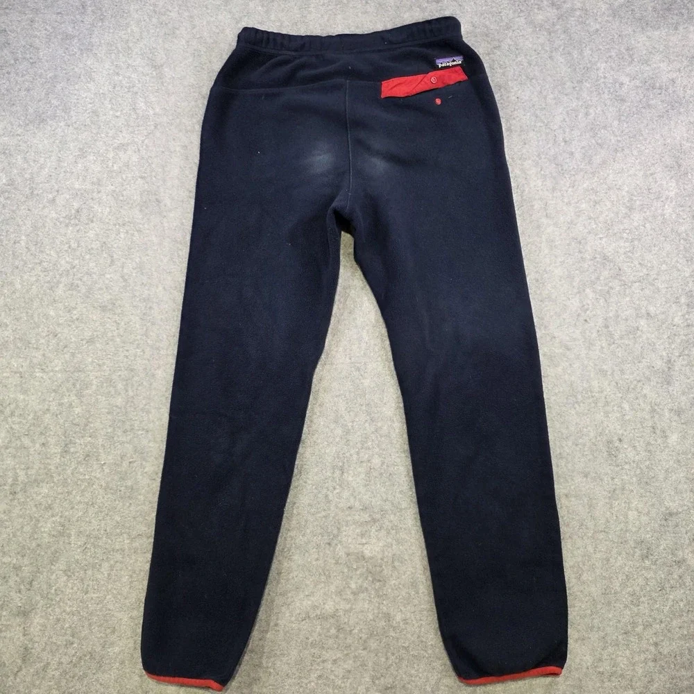 Patagonia Synchilla Pants Mens Small Blue Fleece Sweatpants Joggers 56675